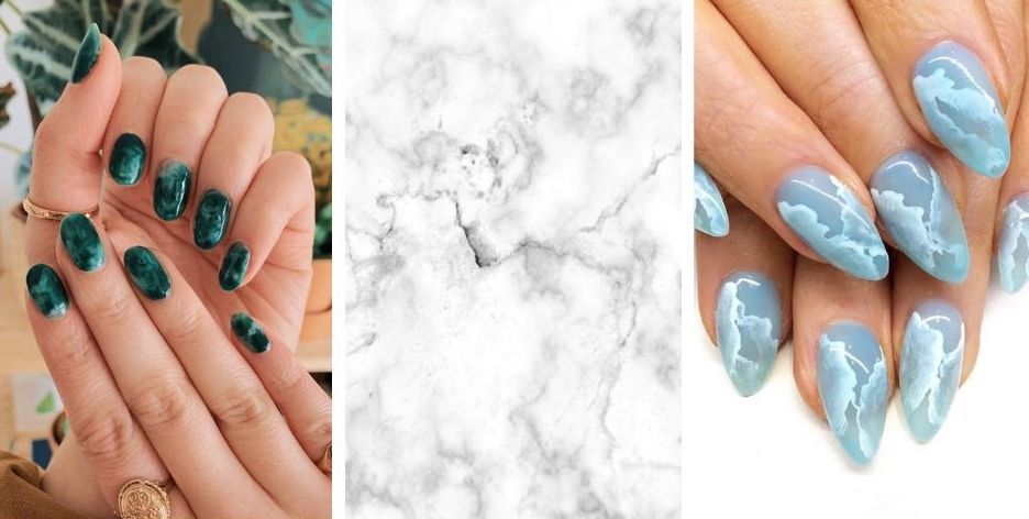 Manicura marmol